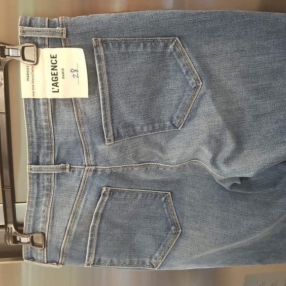 💕L'AGENCE💕 Margot High Rise Skinny Jeans ~ Syracuse Blue 28 NWT - Picture 9 of 12